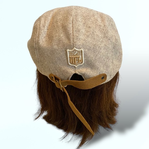 New Era NFL Officially Licensed Wool Blend Flat Cap Ivy Cap SZ L - Picture 5 of 11